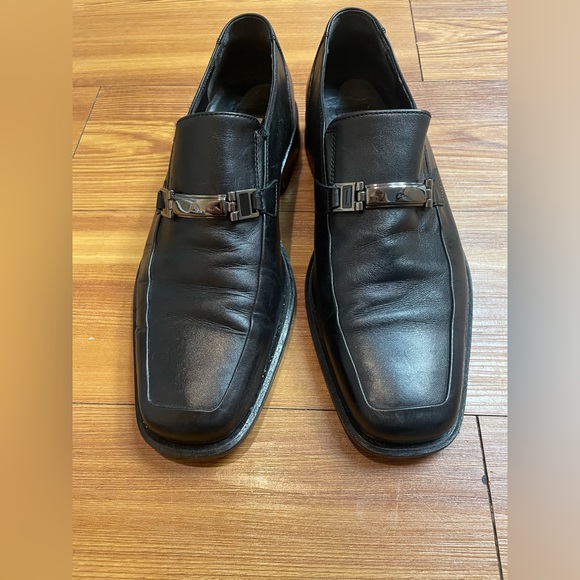 Mens Johnston and Murphy Black Slip On Size 9 151429 - Picture 3 of 8